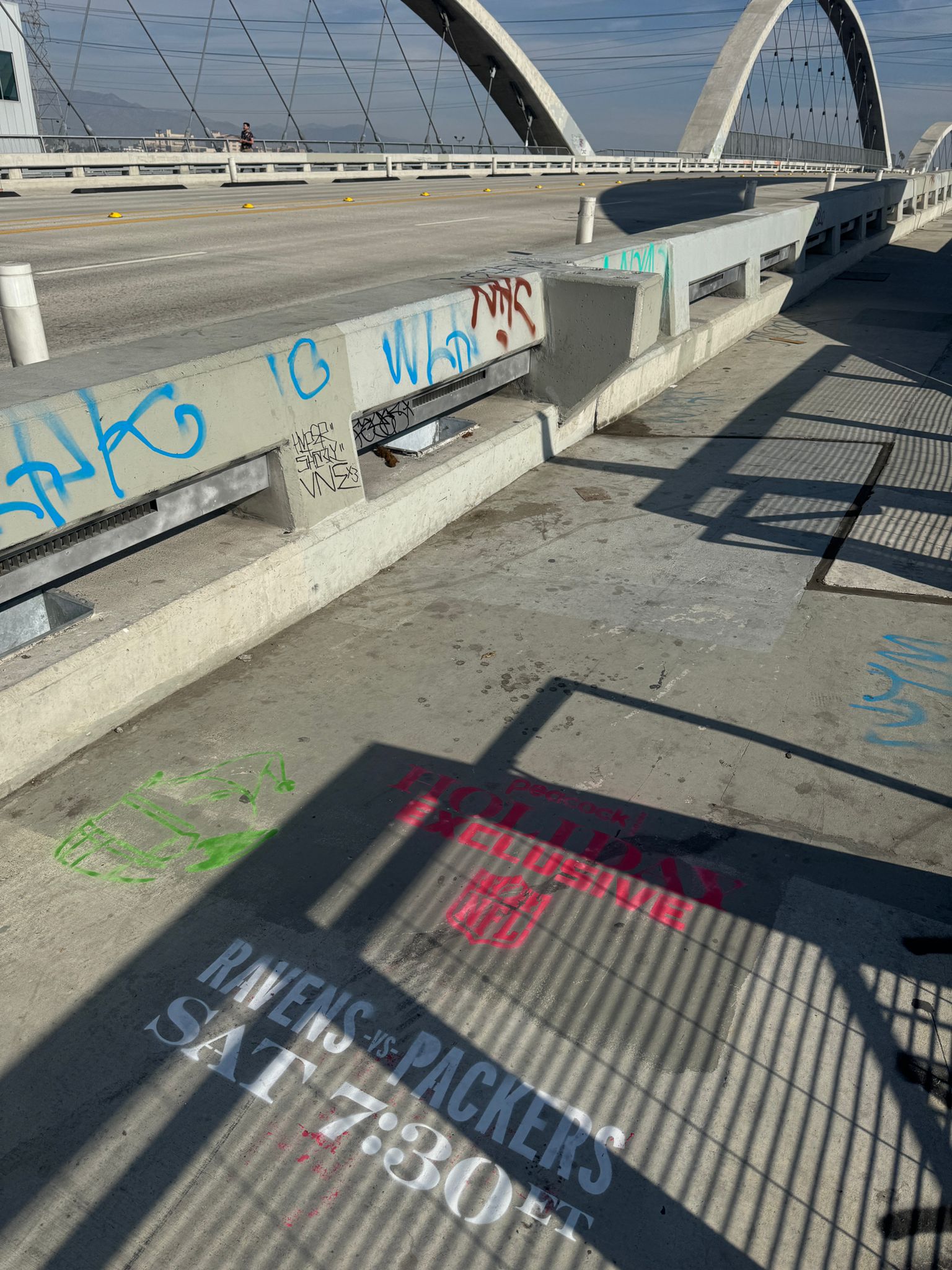 Stencil 9.7 Sixth St Bridge